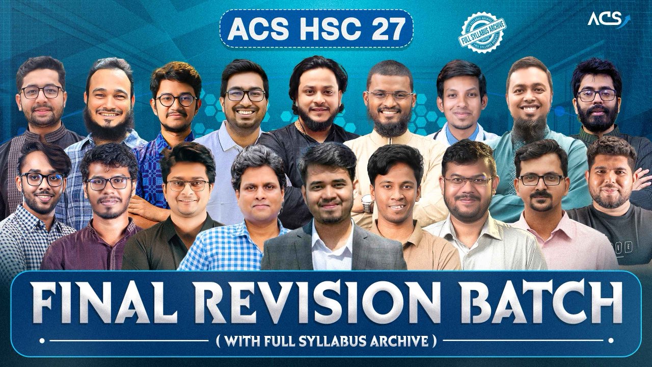 ACS HSC 27 Final Revision Batch (FRB 27)